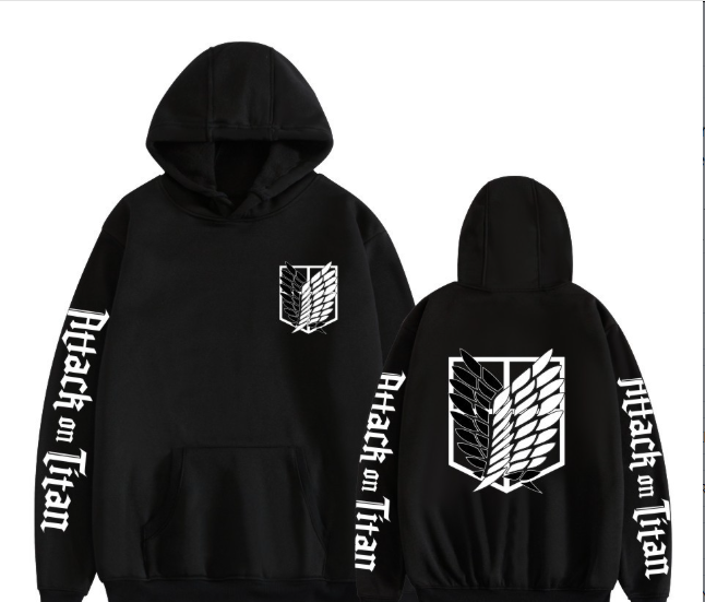 Attack on Titan Survey Corps Casual Hoodie Sweatshirt
