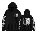 Attack on Titan Survey Corps Casual Hoodie Sweatshirt