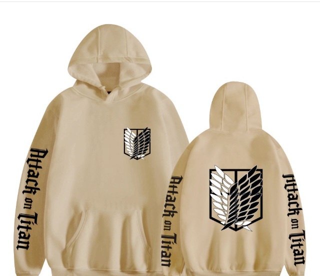Attack on Titan Survey Corps Casual Hoodie Sweatshirt