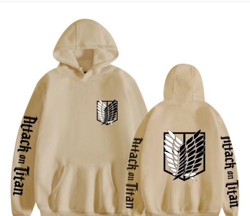Attack on Titan Survey Corps Casual Hoodie Sweatshirt