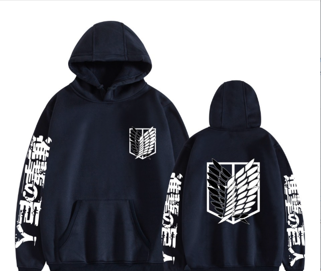 Attack on Titan Survey Corps Casual Hoodie Sweatshirt