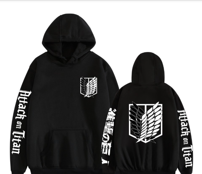 Attack on Titan Survey Corps Casual Hoodie Sweatshirt