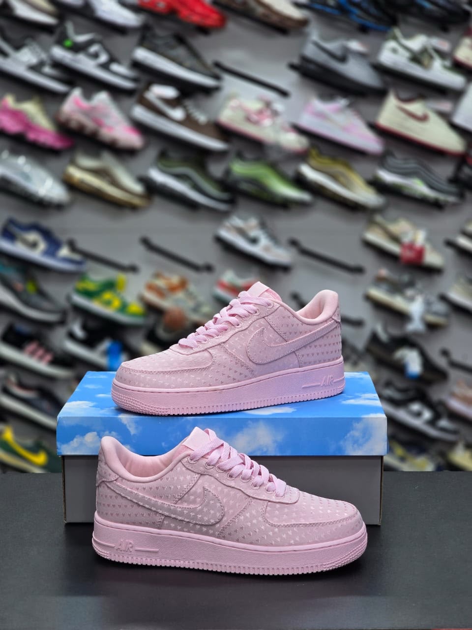 Petal Pink Perforated Low-Top Sneaker – All Pink