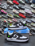 Monogram Air Collab Low-Top Sneaker – Black/White/Neon